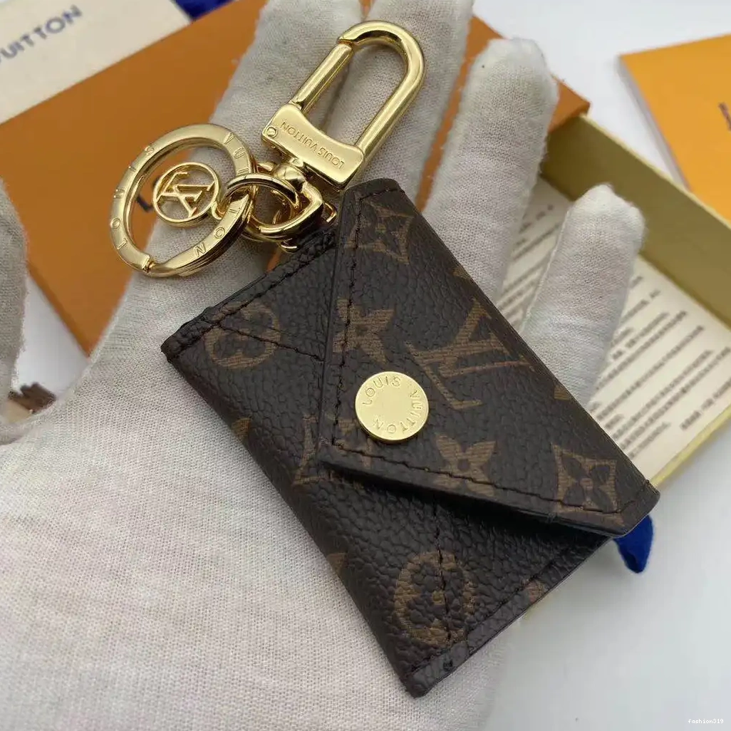 VUITTON AND KEY HOLDER LOUIS KIRIGAMI POUCH BAG CHARM 0412